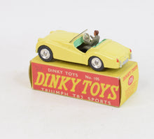Dinky toys 105 Triumph Tr2 Virtually Mint/Nice box