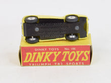 Dinky toys 105 Triumph Tr2 Virtually Mint/Nice box