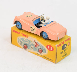 Dinky toys 111 Triumph Tr2 Virtually Mint/Boxed 'Dinky sports car' Collection