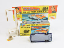 Corgi toys 497 M.F.U Virtually Mint/Nice box (shaped hubs)