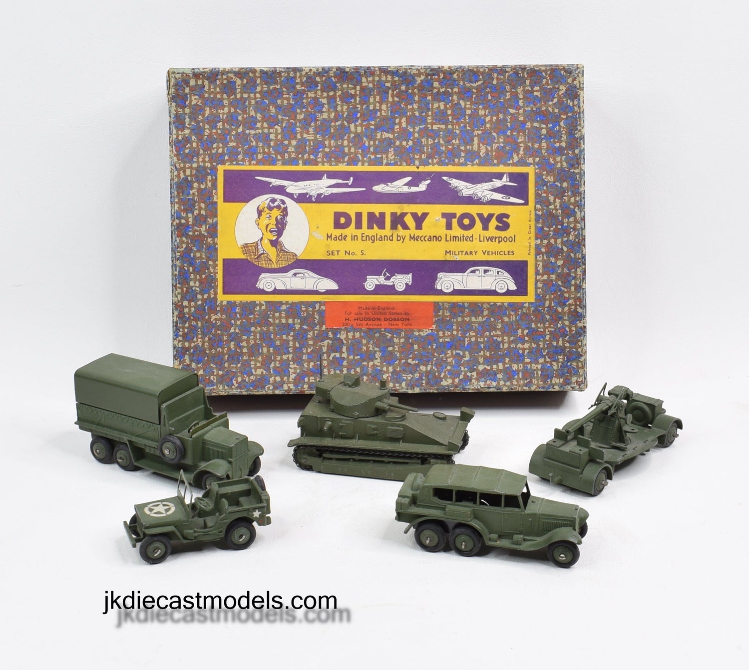 Dinky toy Gift set 5 Military Vehicles Very Near Mint/Boxed