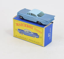 Matchbox Lesney 57 Chevrolet Impala BPW/ D box Virtually Mint/Lovely box