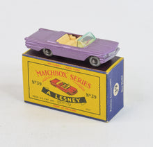 Matchbox Lesney 39 Pontiac SPW/ C box Virtually Mint/Lovely box