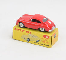 Dinky 182 Porsche 356A Coupe Virtually Mint/Boxed (Silver painted hubs)