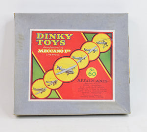 Dinky Toys Gift Set 60 Aeroplane 2nd Issue Virtually Mint/Nice box "Carlton Collection"