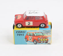 Corgi toys 321 B.M.C Mini Cooper 'S' Virtually Mint/Lovely box