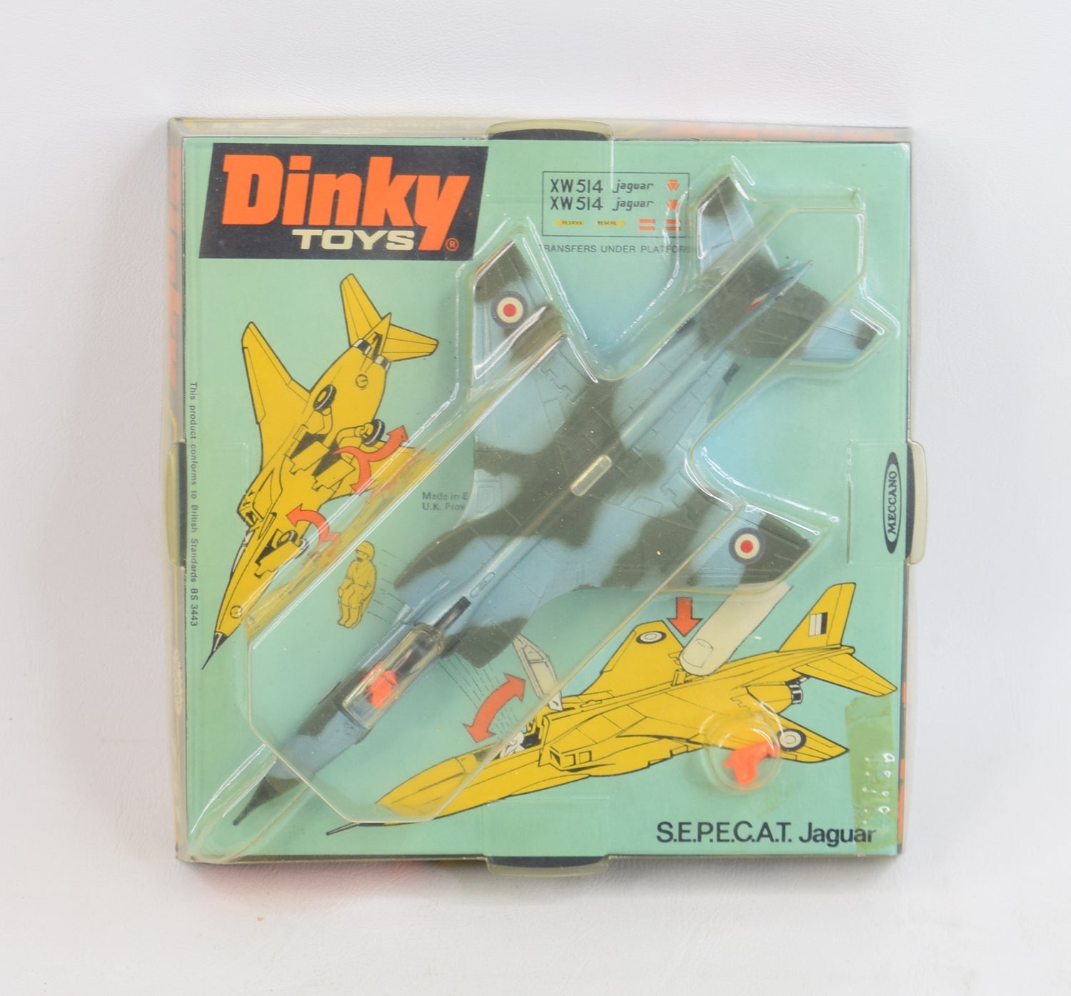 Dinky toys 731 S.E.P.E.C.A.T Jaguar Virtually Mint/Nice box