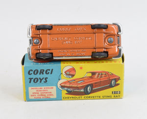 Corgi toys 310 Corvette Stingray Very Near Mint/Boxed