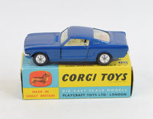 Corgi toys 320 Ford Mustang 2+2 Virtually Mint/Boxed