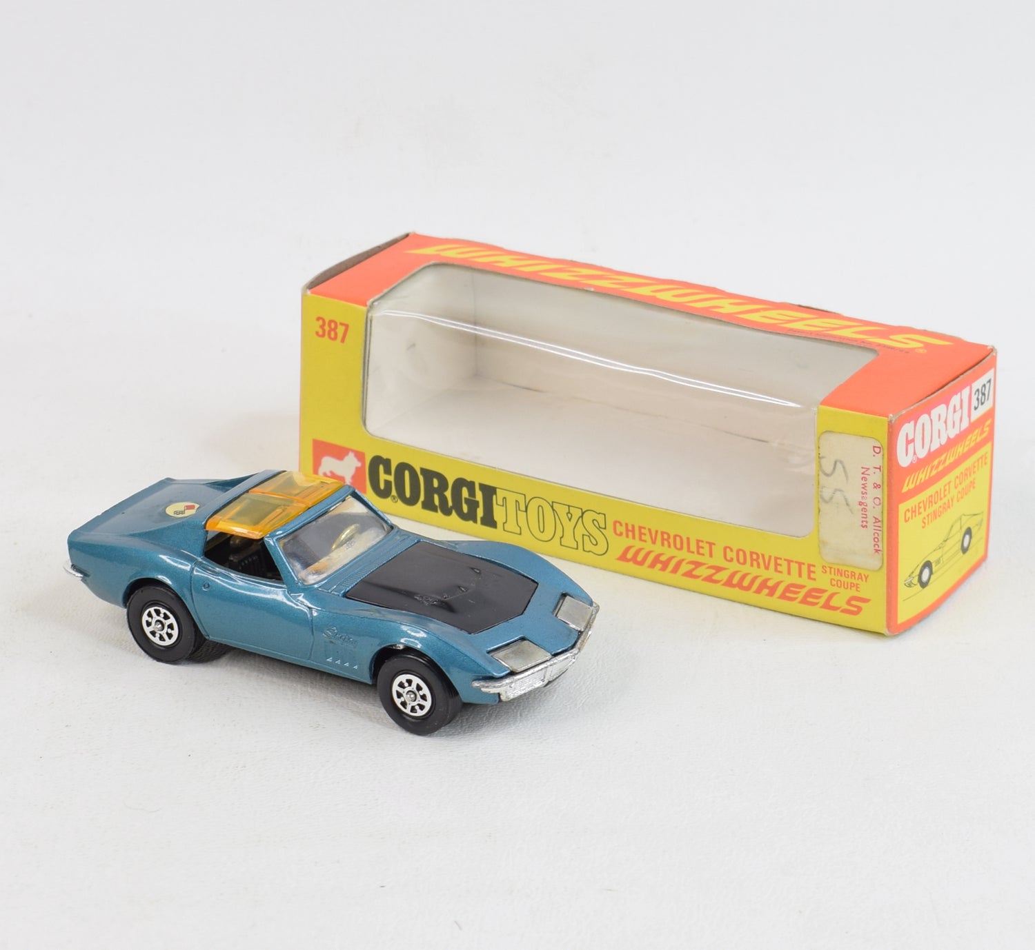 Corgi toys 387 Corvette Stingray Virtually Mint/Boxed – JK