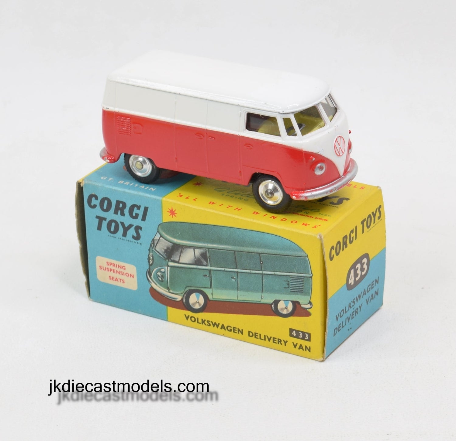 Corgi toys 433 VW Delivery Van Very Near Mint/Boxed