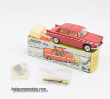 French Dinky 536 Peugeot 404 with trailer Virtually Mint/Boxed