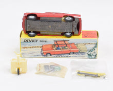 French Dinky 536 Peugeot 404 with trailer Virtually Mint/Boxed
