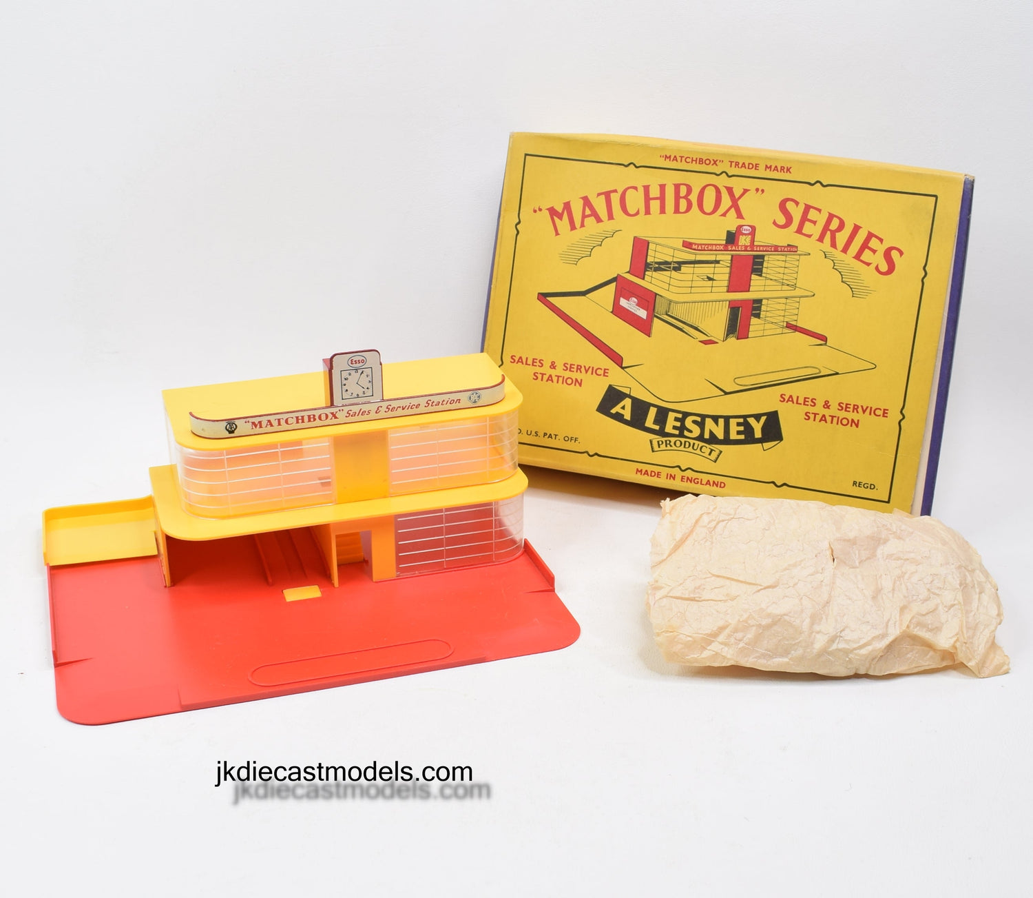 Matchbox Lesney Sales & Service station Virtually Mint/'C' Box (Hard to find version)