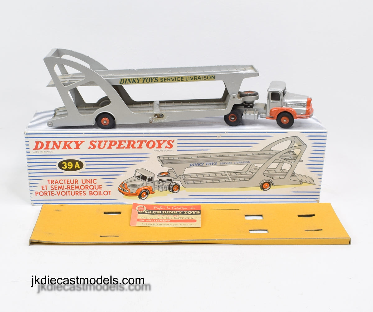 French Dinky Toys 39A Transporter Virtually Mint/Boxed 'Carlton' Collection