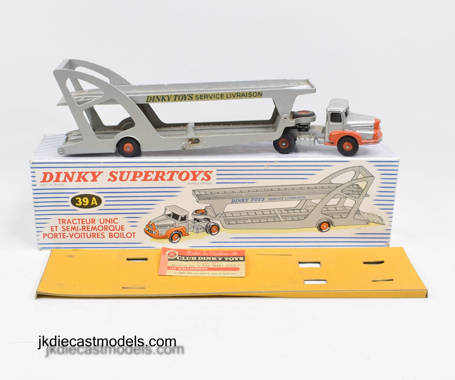 French Dinky Toys 39A Transporter Virtually Mint/Boxed 'Carlton' Collection