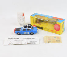 Corgi toys 302 Hillman Hunter Virtually Mint/Nice box "Weslake Collection"