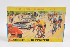 Corgi toys Gift set 13 'Tour de France' Virtually Mint/Boxed (Red label)