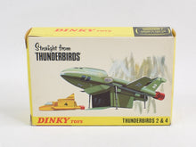 Dinky toy 101 Thunderbird 2 + 4 Virtually Mint/Nice box
