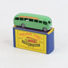 Matchbox Lesney 21 Bedford Duple RW/B2 box Virtually Mint/Nice box