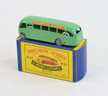 Matchbox Lesney 21 Bedford Duple RW/B2 box Virtually Mint/Nice box