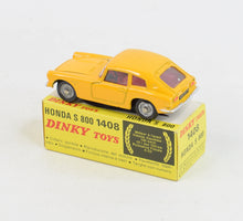 Dinky toy 1408 Honda S800 Virtually Mint/Nice box "Scandinavian Collection"