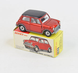 Dinky toys 183 Morris Mini Minor Virtually Mint/Nice box "Scandinavian Collection"