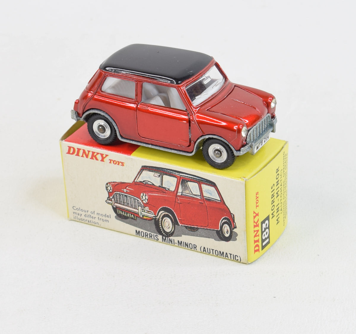 Dinky toys 183 Morris Mini Minor Virtually Mint/Nice box 