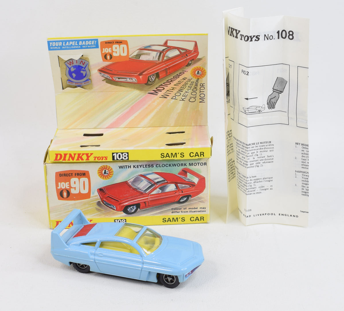 Dinky toys 108 Sam's Car Very Near Mint/Boxed