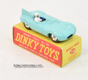 Dinky Toys 238 D type Jaguar Virtually Mint/Nice box 'Dinky sports car' Collection