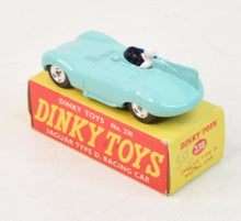 Dinky Toys 238 D type Jaguar Virtually Mint/Nice box 'Dinky sports car' Collection