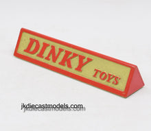 Triangular Dinky Counter or Shop window display sign