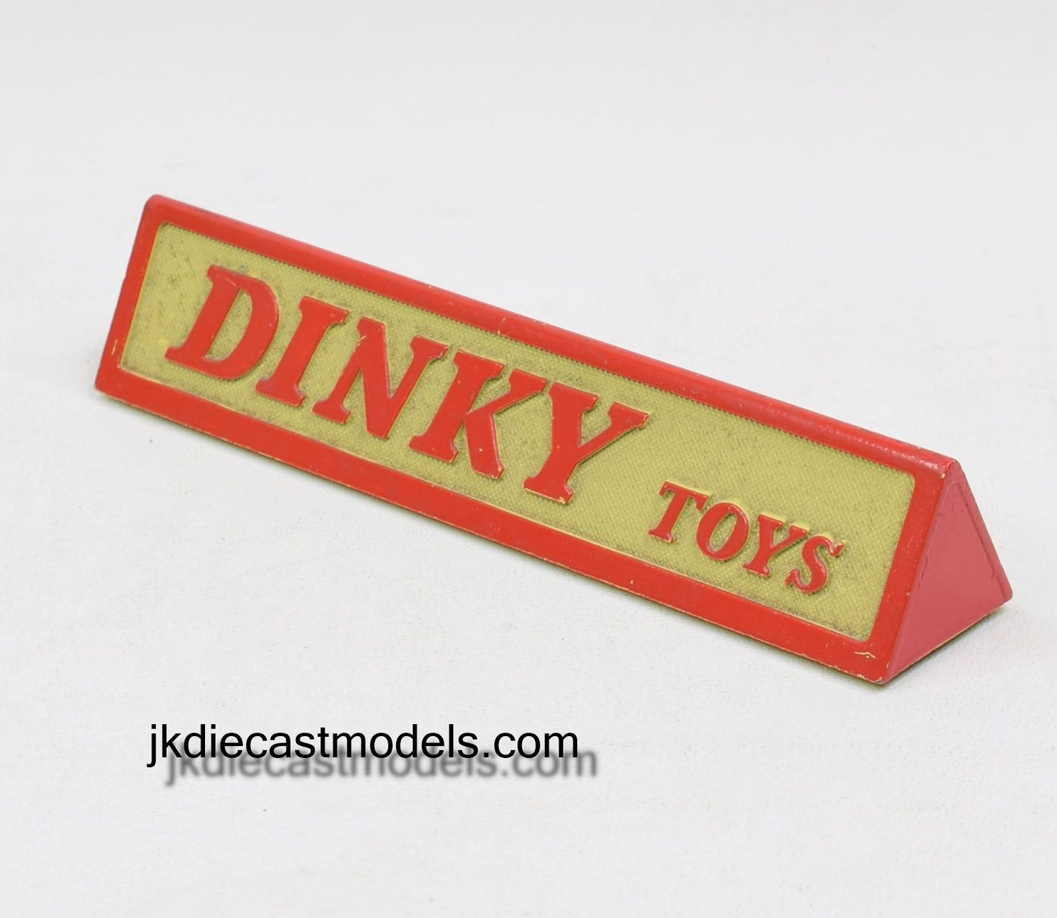 Triangular Dinky Counter or Shop window display sign