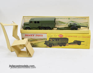 Dinky 695 Medium Artillery Tractor & Dinky 7.2 Howitzer Virtually Mint/Boxed