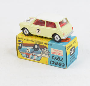 Corgi toys 227 Mini-Cooper Competition Virtually Mint/Nice box