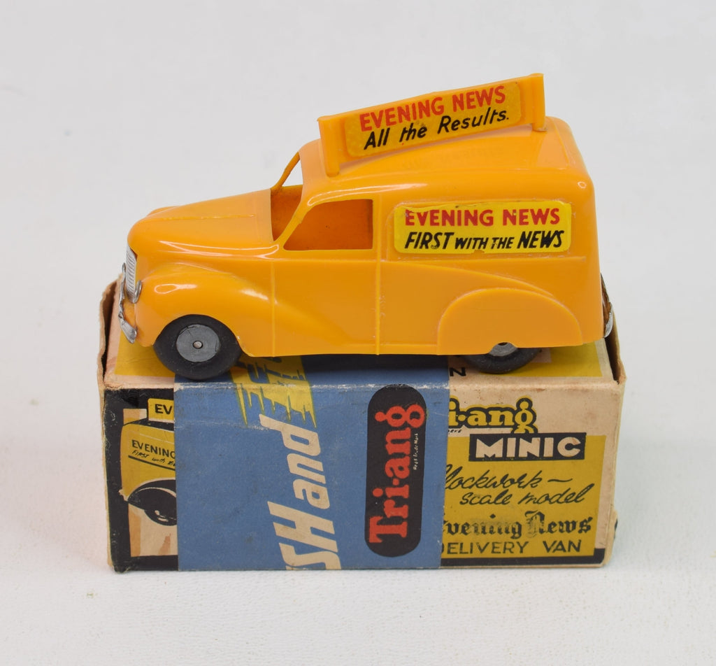 Tri-ang Minic Push & Go Evening News Van Virtually Mint/Boxed – JK DIE ...