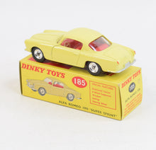 Dinky Toys 185 Alfa Romeo 1800 Virtually Mint/Lovely box