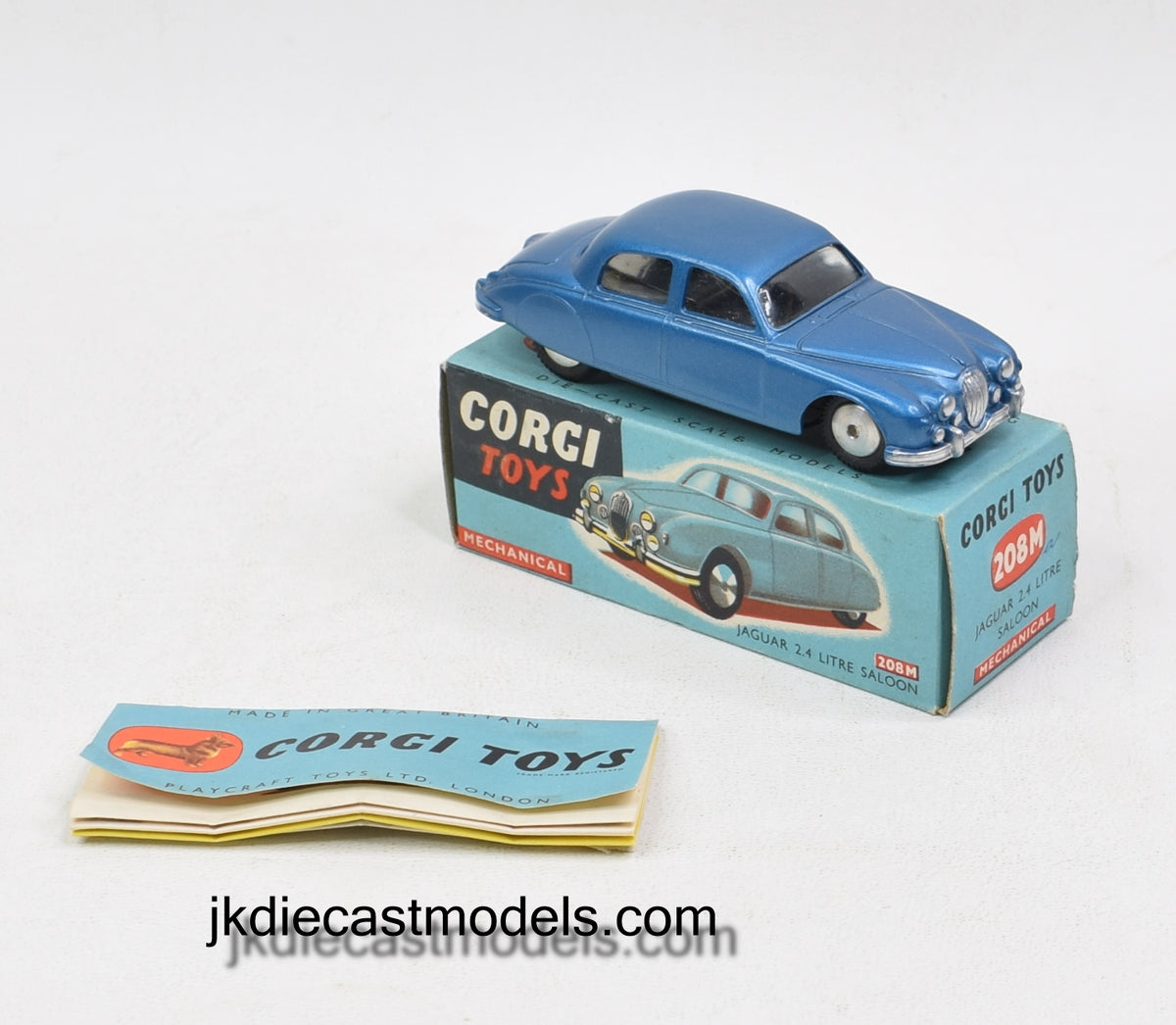 Corgi Toys 208m Jaguar 2.4 Virtually Mint/Nice box