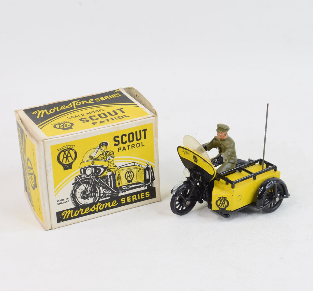Morestone A.A Scout Patrol bike Very Near Mint/Nice box – JK DIE-CAST ...