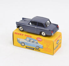 Dinky Toys 189 Triumph Herald 'Promotional' Virtually Mint/Boxed (Monaco Blue).