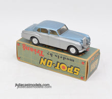Spot-on 102 Bentley Virtually Mint/Boxed (W1 wheels/black base early version)