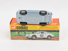 Corgi toys 382 Porsche 911s Virtually Mint/Nice box (Open spoke whizzwheels)