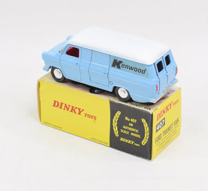 Dinky toy 407 'Kenwood' Ford Transit Virtually Mint/Nice box