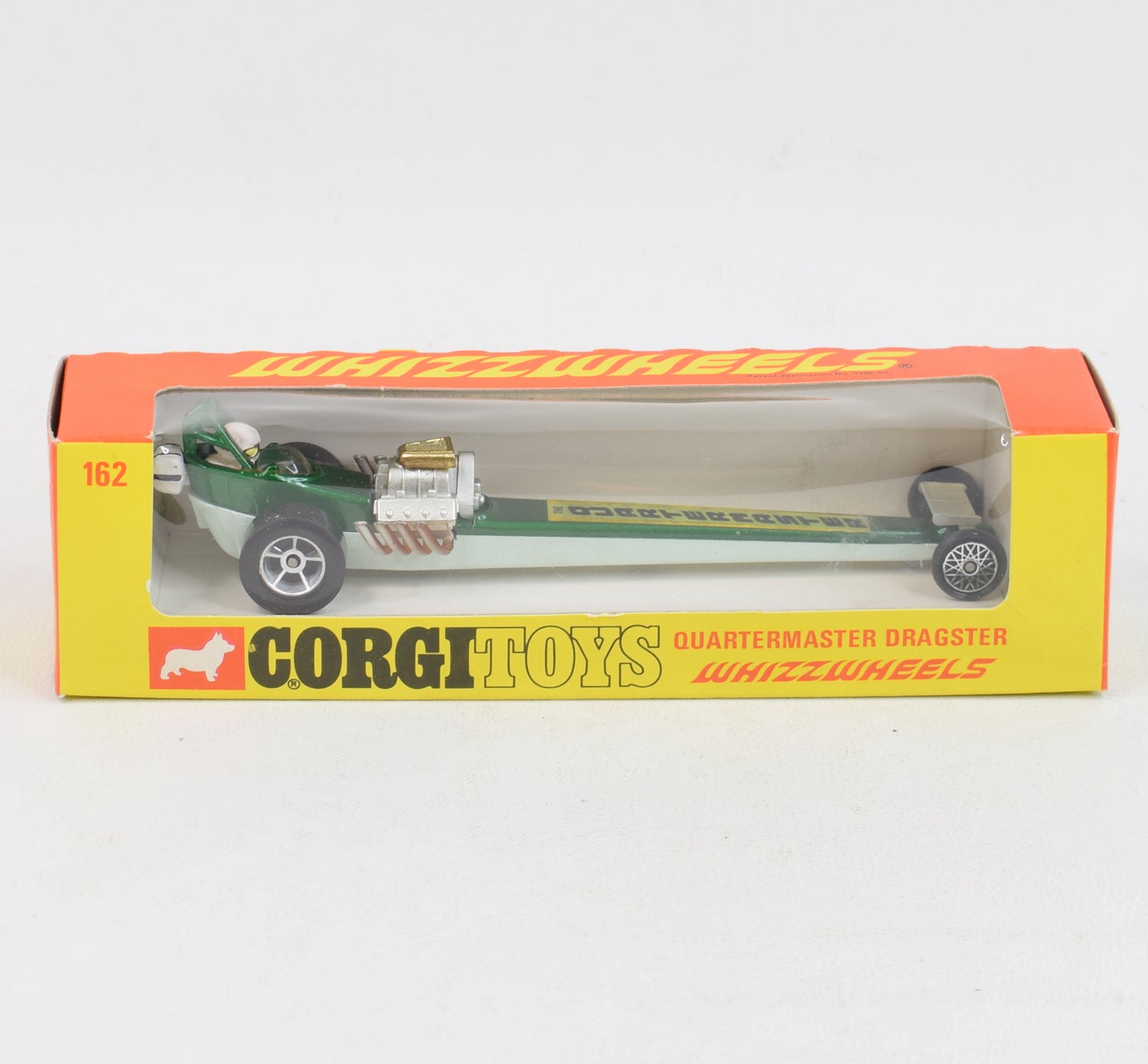 Corgi toys 162 Quartermaster Dragster Virtually Mint/Lovely box 