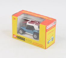 Corgi toys 381 G.P Beach Buggy Virtually Mint/Lovely box "Scandinavian Collection"