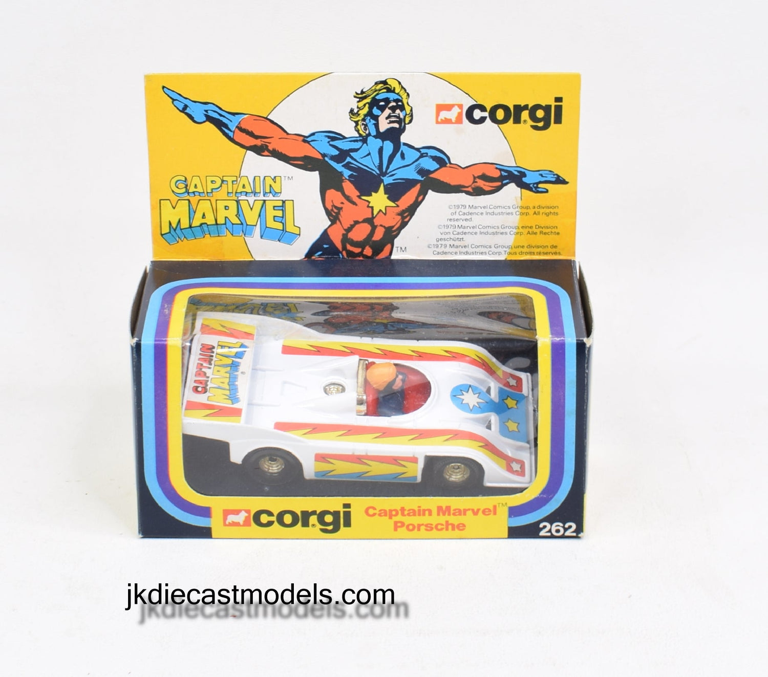 Corgi toys 262 Captain Marvel Porsche Virtually Mint/Nice box