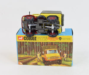 Corgi toys 406 Unimog 406 Virtually Mint/Nice box "Scandinavian Collection"