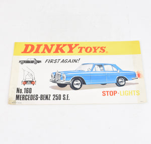 Dinky toys 160 Mercedes 250 S.E Poster/Flyer