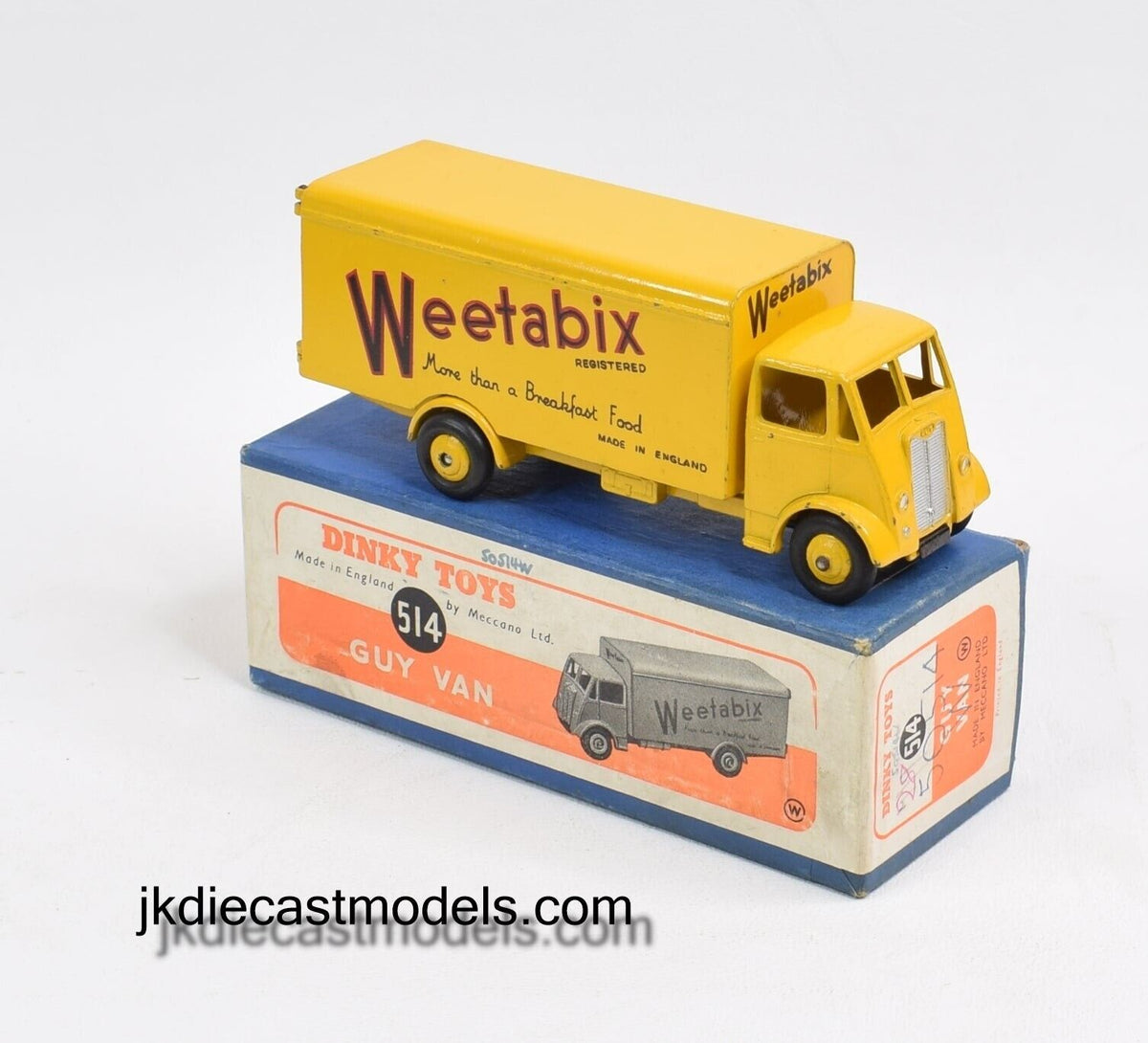 Dinky Toys 514 Guy Van 'Weetabix' Near Mint/Boxed (Ridged hubs)