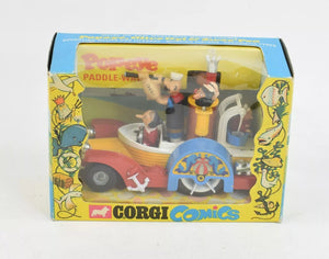 Corgi toys 802 Popeye Paddlewagon Virtually Mint/Nice box